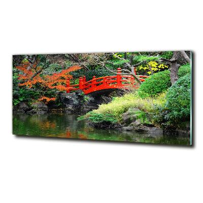 Tableau sur verre Jardin japonais