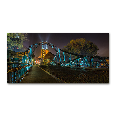 Tableau imprimé sur verre Pont des amoureux