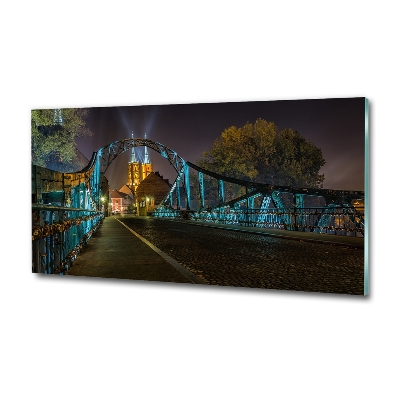 Tableau imprimé sur verre Pont des amoureux