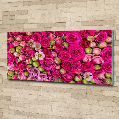 Tableau en verre Roses