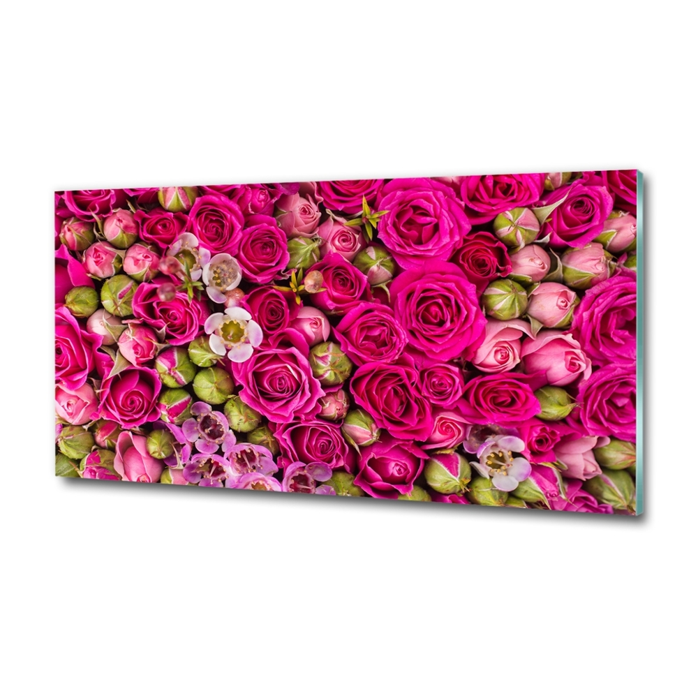 Tableau en verre Roses