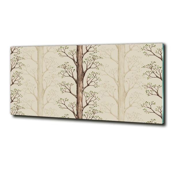 Tableau imprimé sur verre Arbres