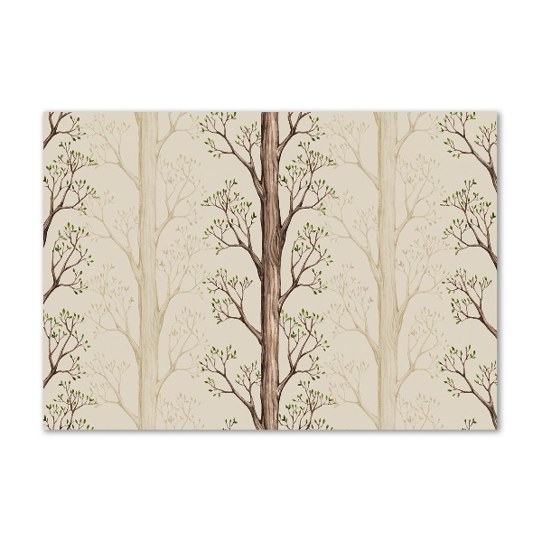 Tableau imprimé sur verre Arbres