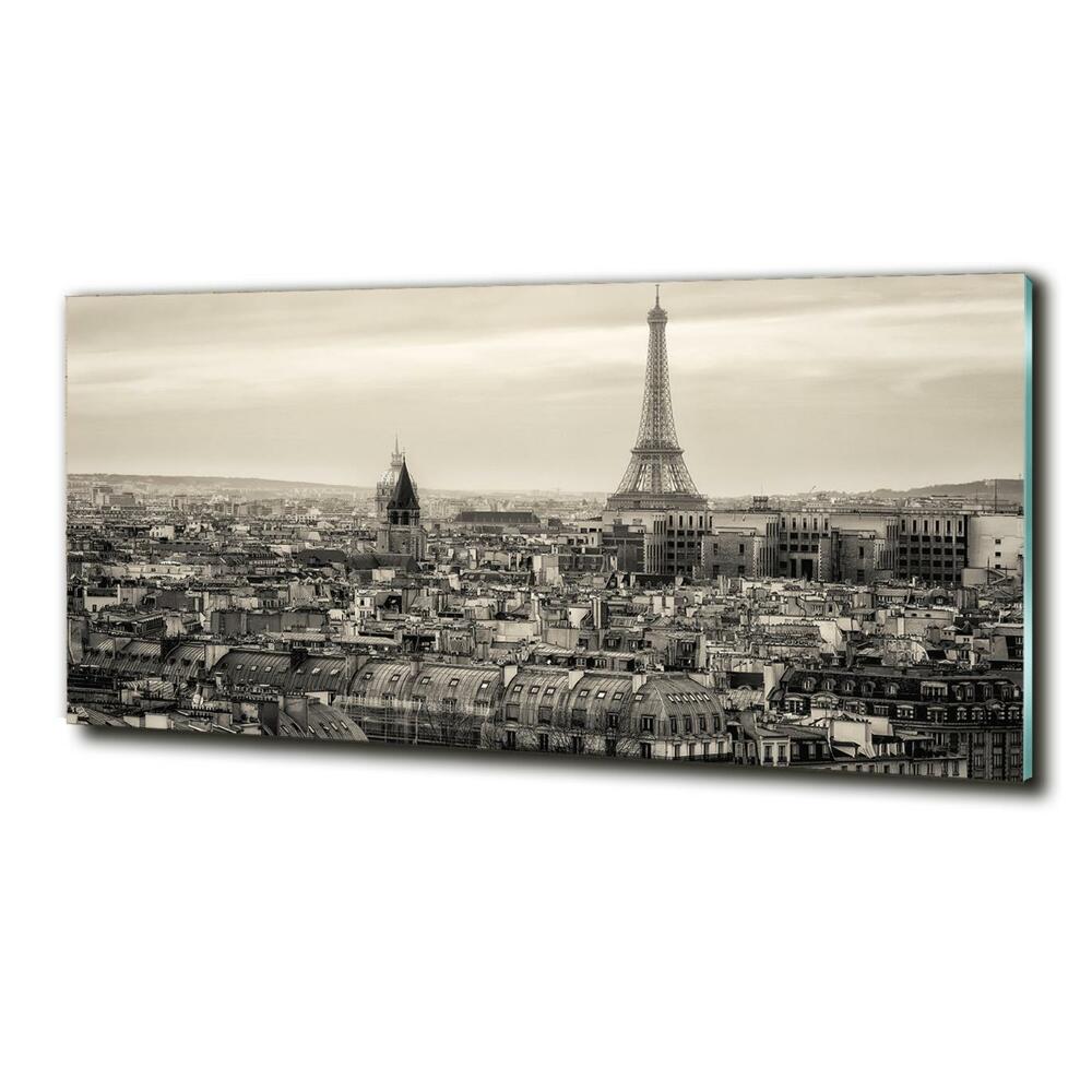 Tableau photo sur verre Tour Eiffel Paris