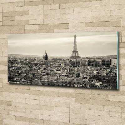 Tableau photo sur verre Tour Eiffel Paris