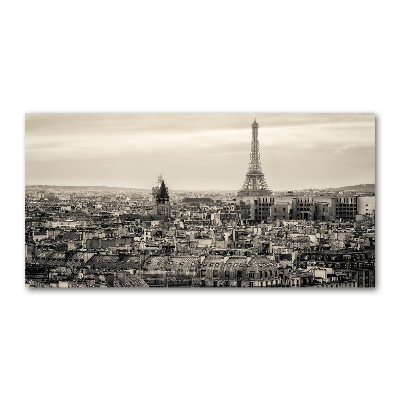 Tableau photo sur verre Tour Eiffel Paris