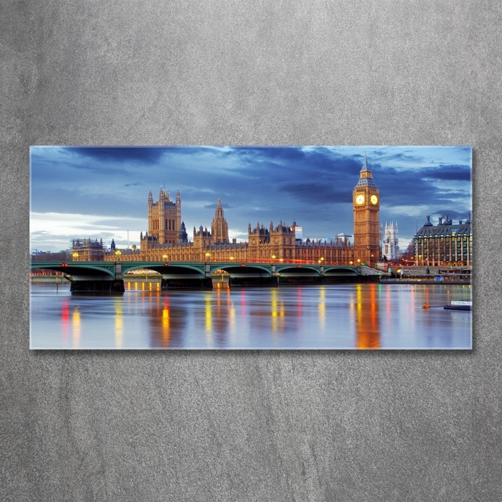 Tableau photo sur verre Thames London