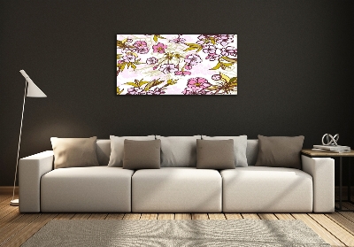 Tableau en verre Fleurs de cerisier