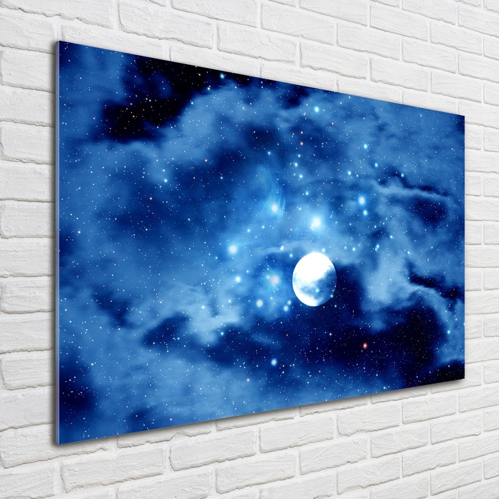 Tableau photo sur verre Pleine lune