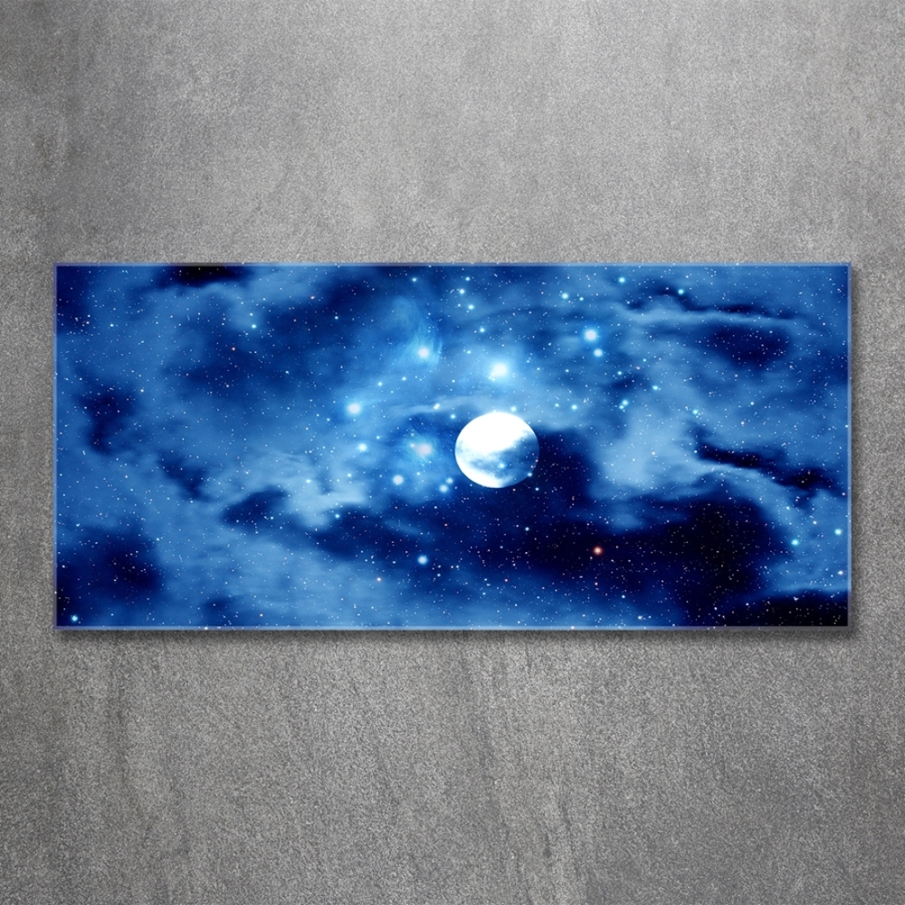 Tableau photo sur verre Pleine lune