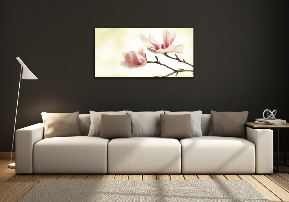 Tableau photo sur verre Magnolia