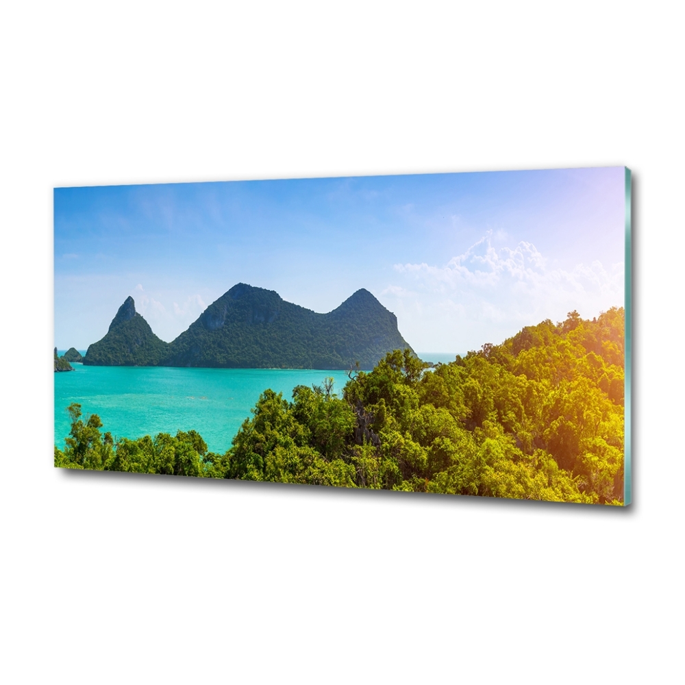 Tableau sur verre Panorama de la Thaïlande