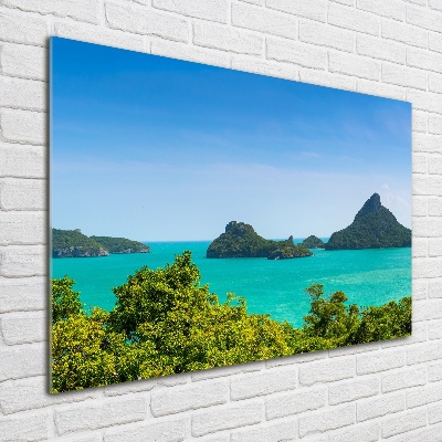 Tableau sur verre Panorama de la Thaïlande