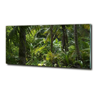 Tableau sur verre Forêt tropicale