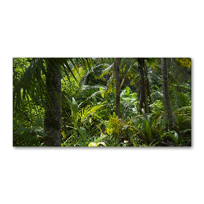 Tableau sur verre Forêt tropicale