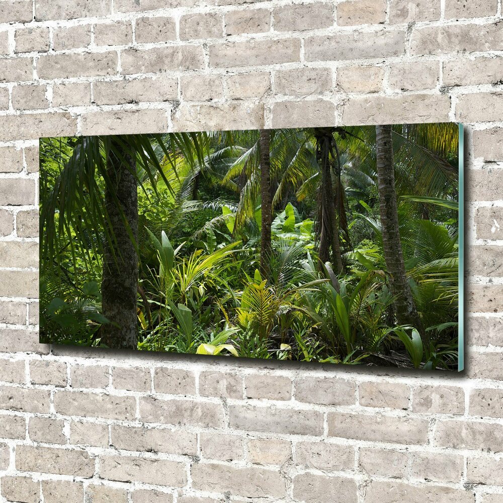 Tableau sur verre Forêt tropicale