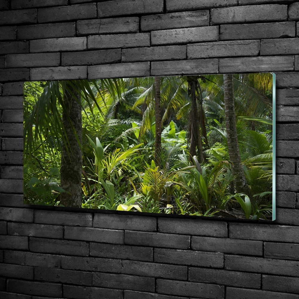 Tableau sur verre Forêt tropicale