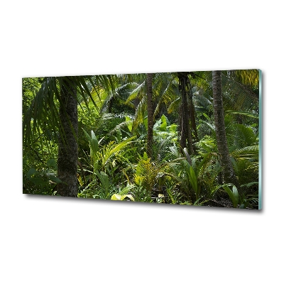 Tableau sur verre Forêt tropicale