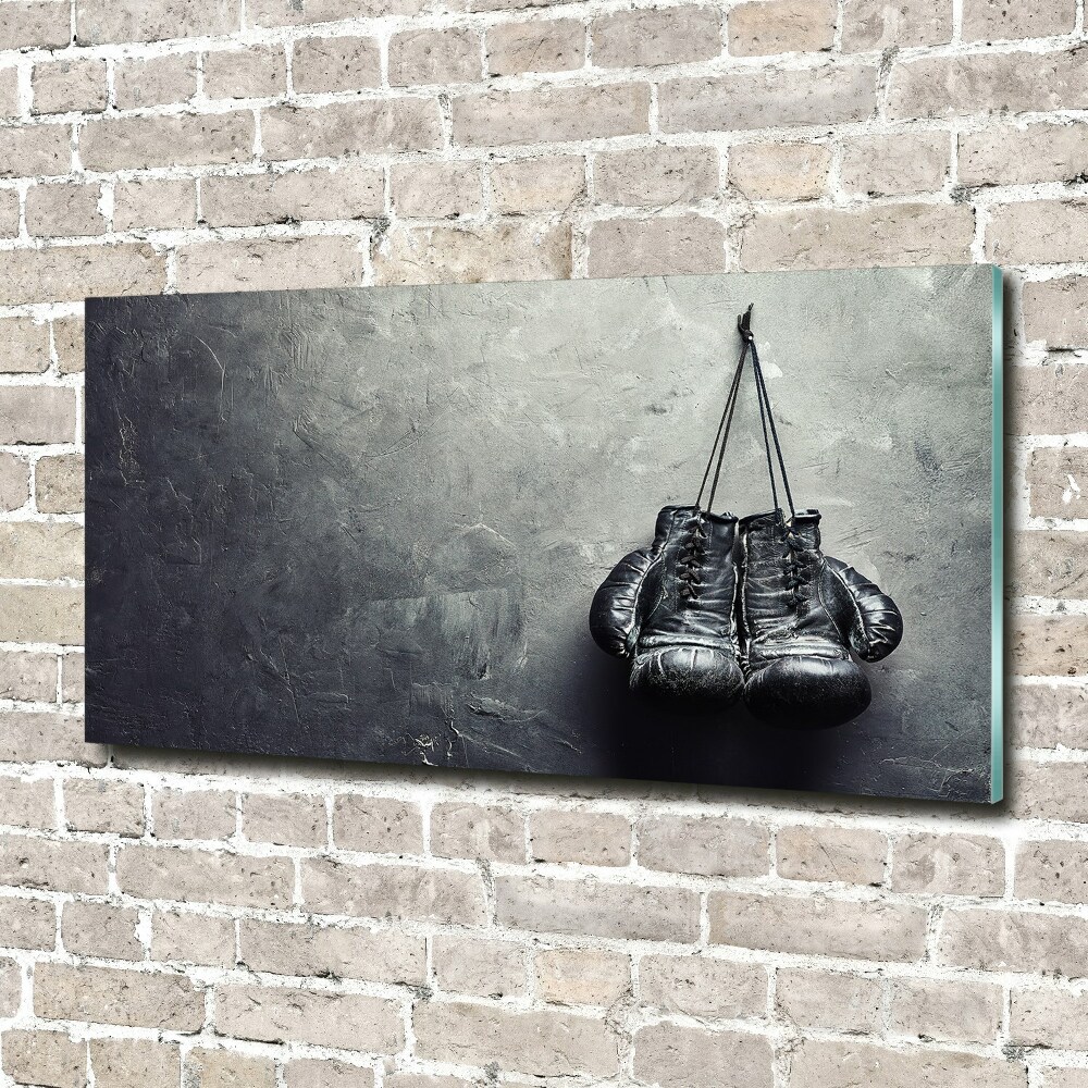 Tableau en verre Gants de boxe