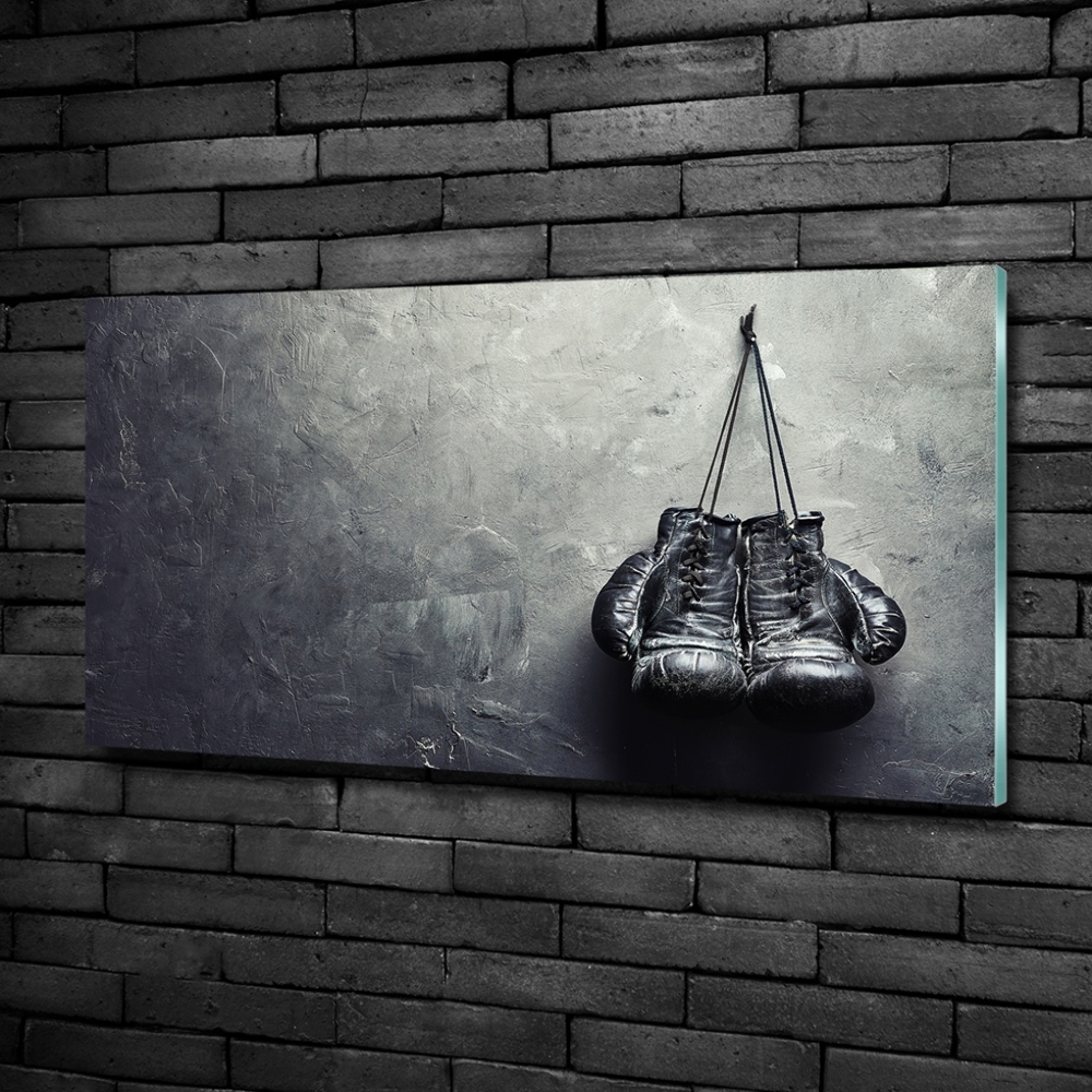 Tableau en verre Gants de boxe