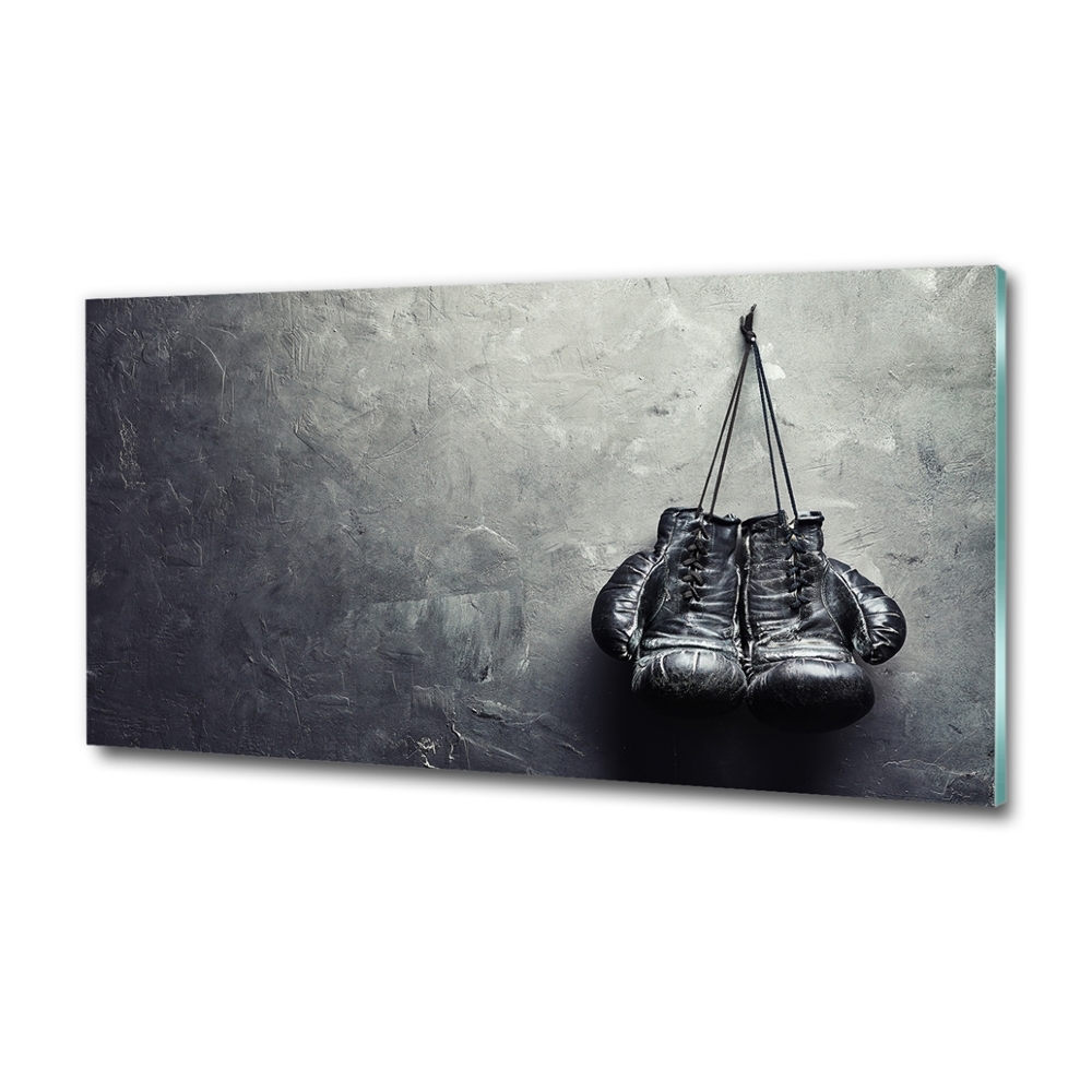 Tableau en verre Gants de boxe