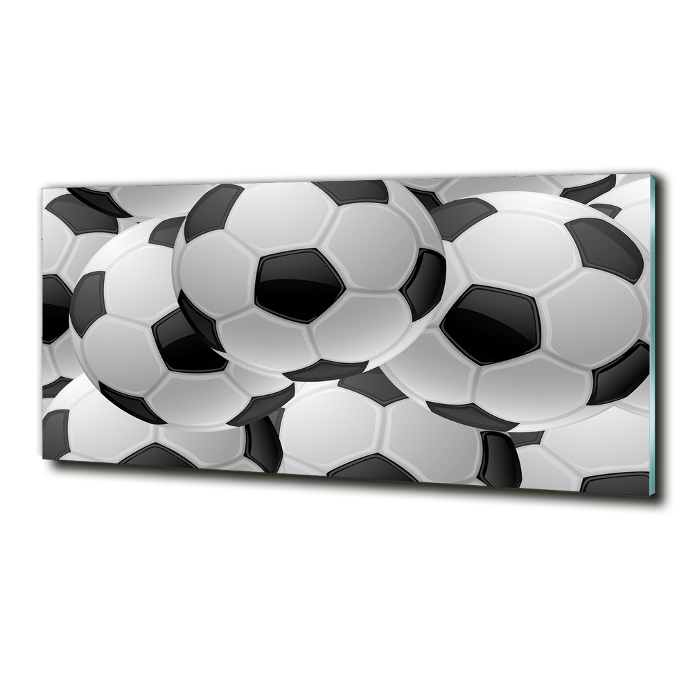 Tableau photo sur verre Football