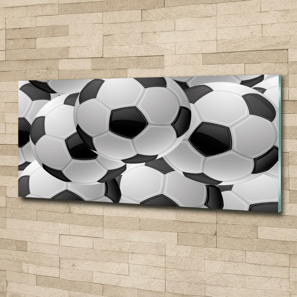 Tableau photo sur verre Football