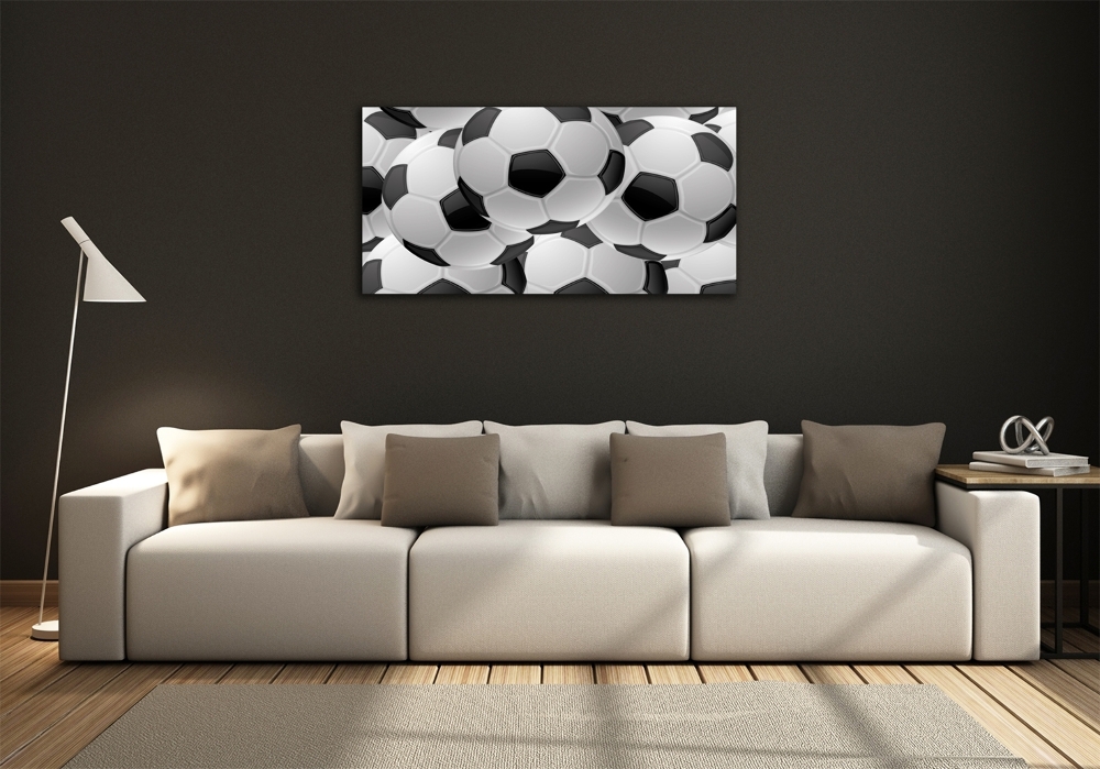 Tableau photo sur verre Football