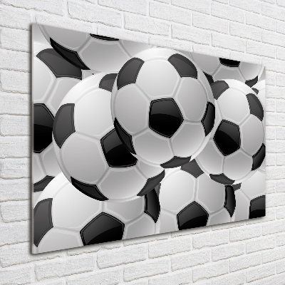 Tableau photo sur verre Football