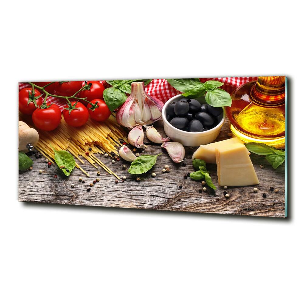 Tableau sur verre Cuisine italienne