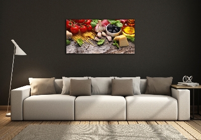 Tableau sur verre Cuisine italienne