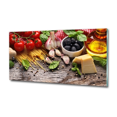 Tableau sur verre Cuisine italienne