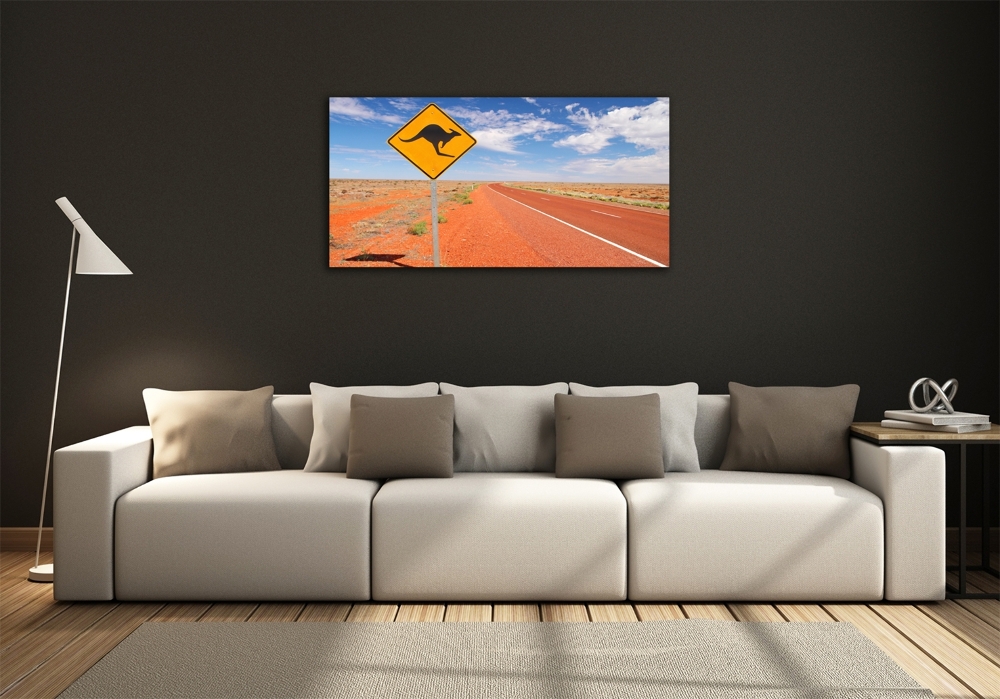 Tableau en verre Route en Australie