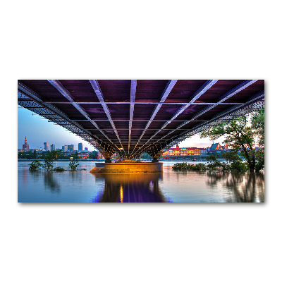 Tableau en verre Pont à Varsovie