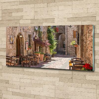 Tableau sur verre Rue italienne