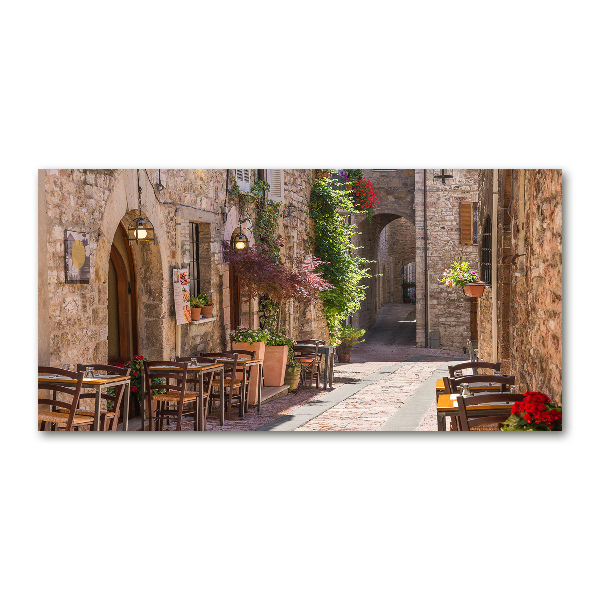 Tableau sur verre Rue italienne