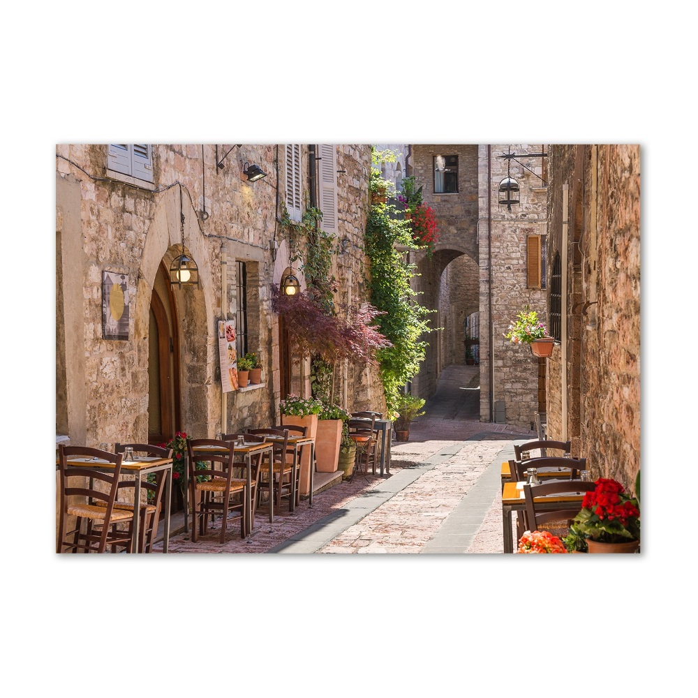 Tableau sur verre Rue italienne