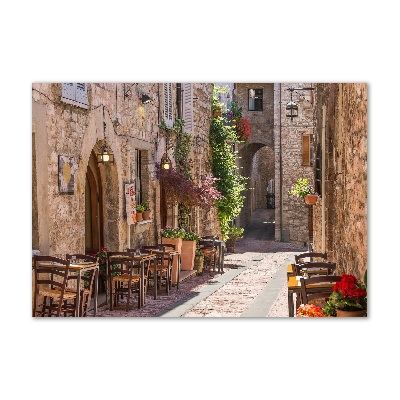 Tableau sur verre Rue italienne