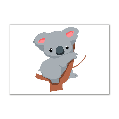 Tableau verre imprimé Koala dans un arbre