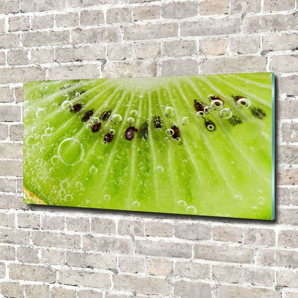 Tableau sur verre Kiwi