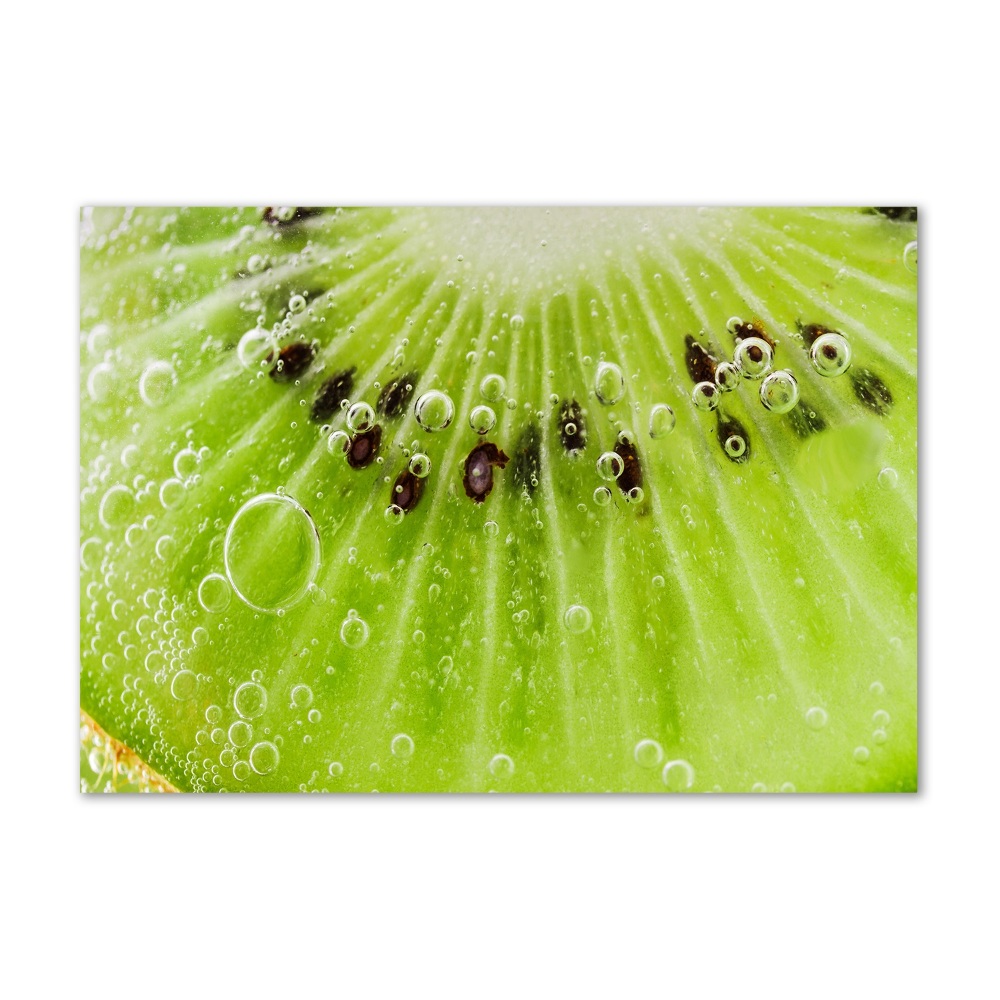 Tableau sur verre Kiwi