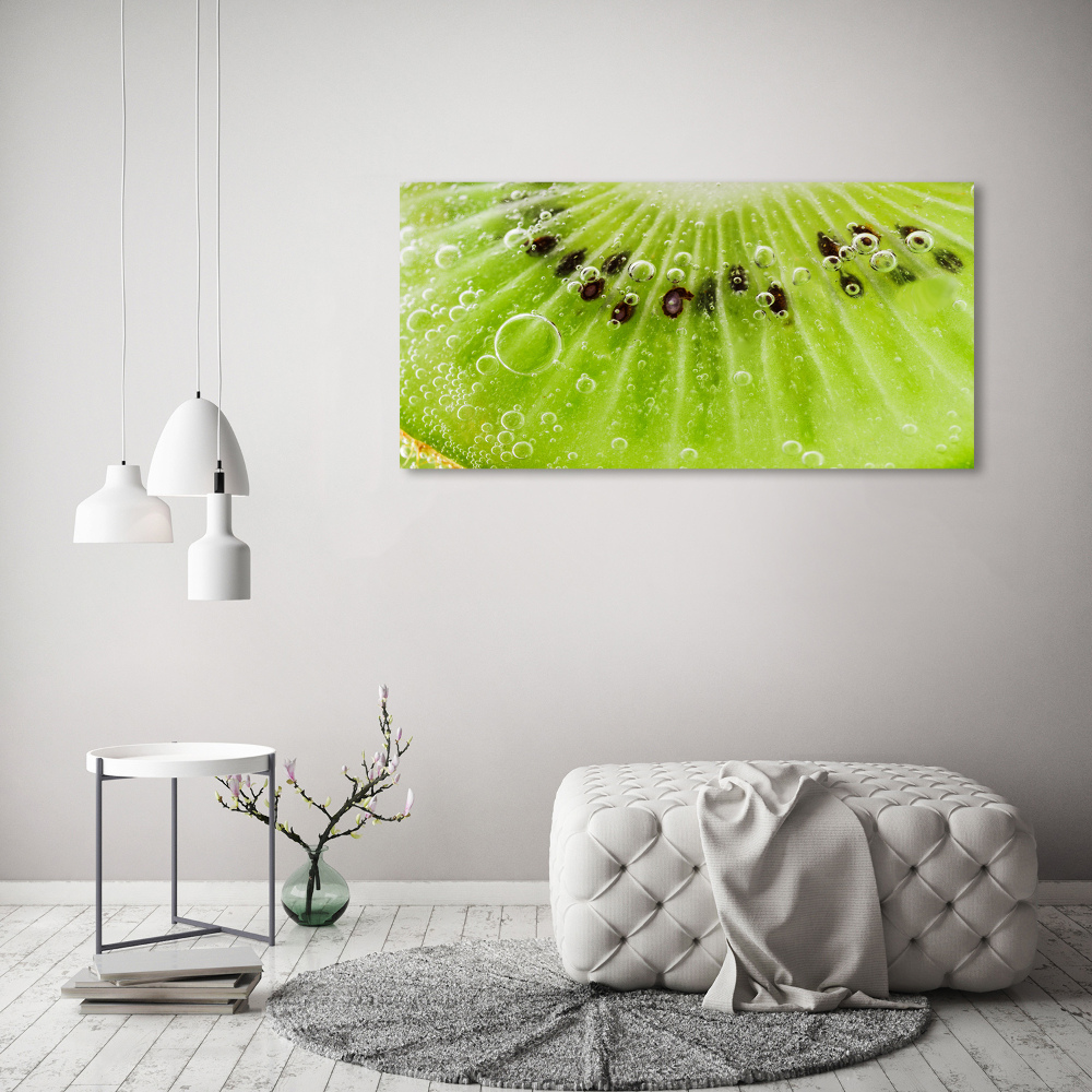 Tableau sur verre Kiwi