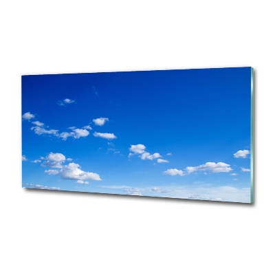 Tableau verre imprimé Les nuages dans le ciel