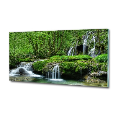 Tableau photo sur verre Cascades