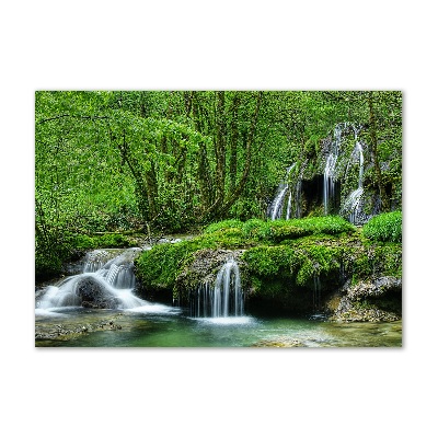 Tableau photo sur verre Cascades