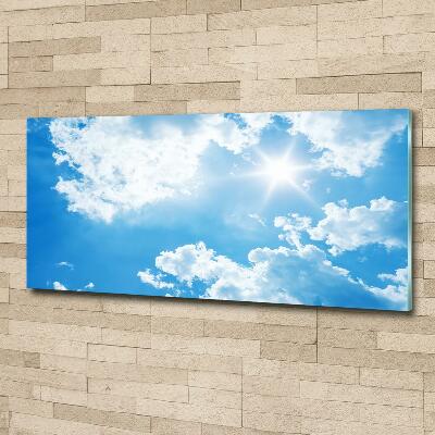 Tableau photo sur verre Les nuages dans le ciel