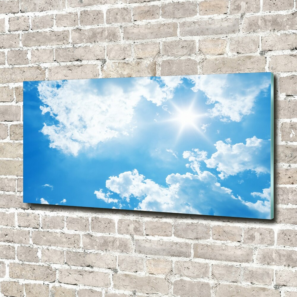 Tableau photo sur verre Les nuages dans le ciel