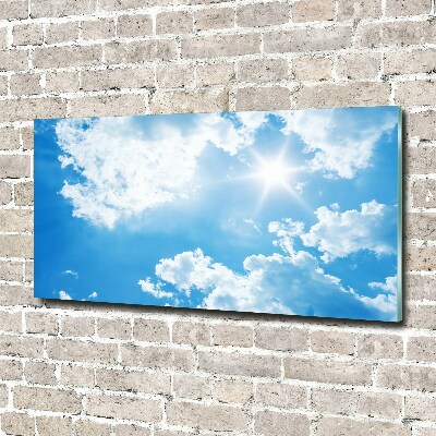 Tableau photo sur verre Les nuages dans le ciel