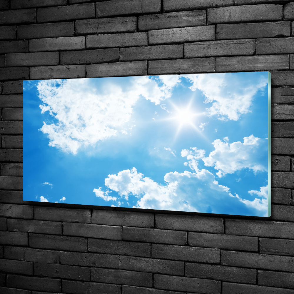 Tableau photo sur verre Les nuages dans le ciel