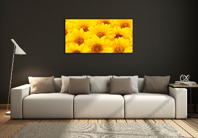 Tableau en verre Tournesol